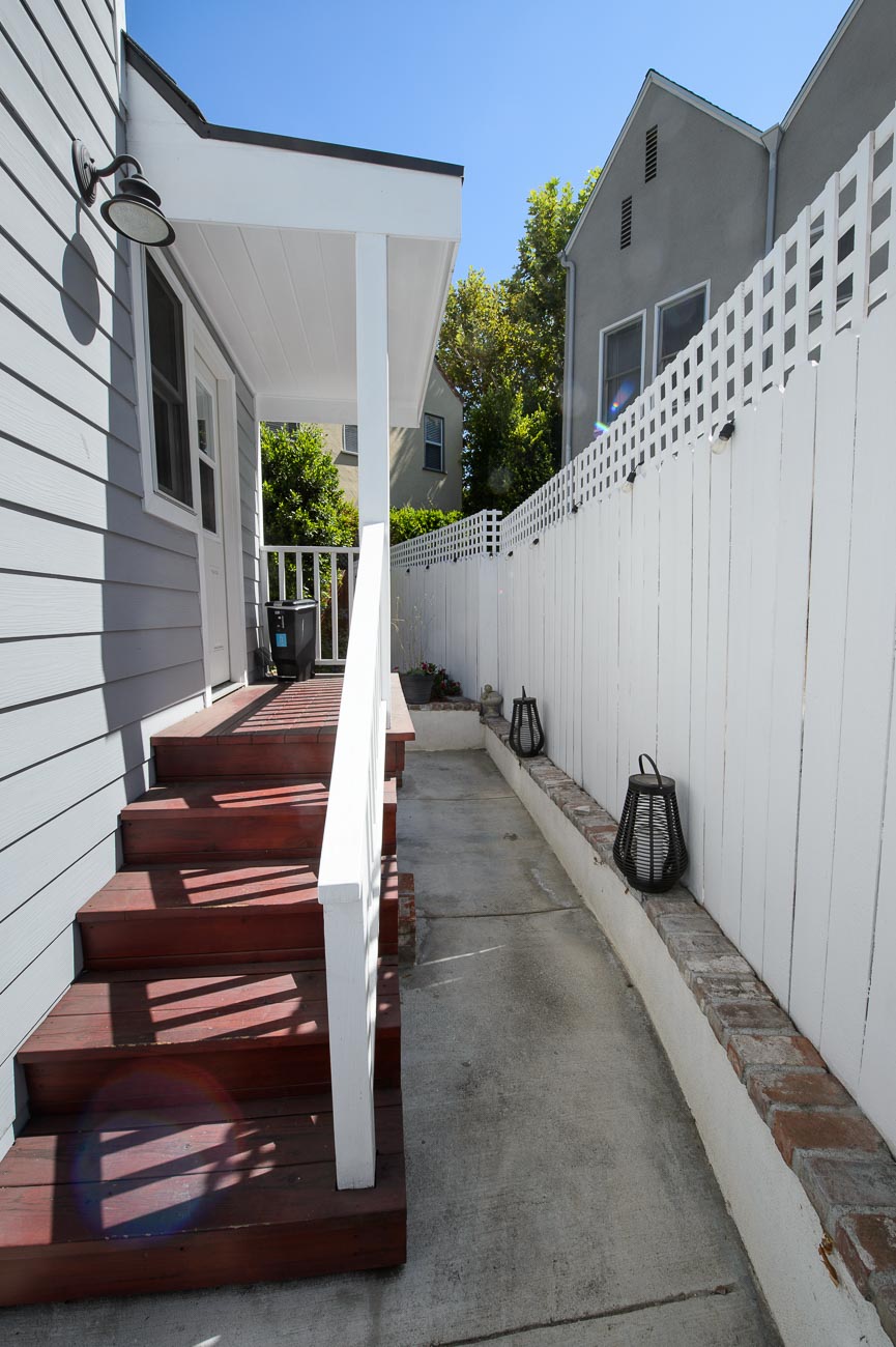  Side Porch leads to rear yard 